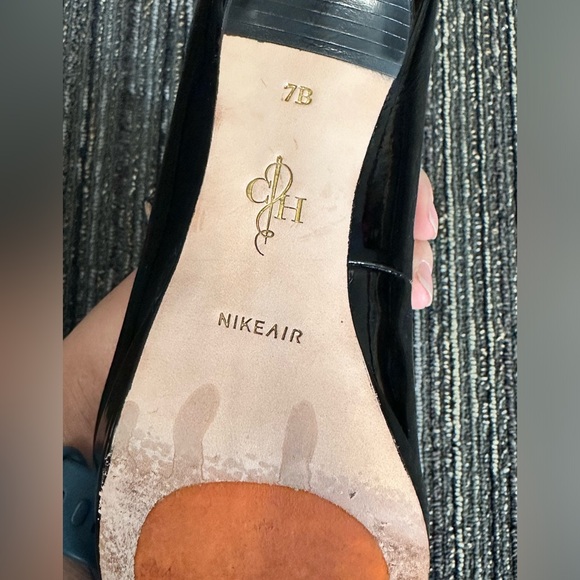 Cole Haan black pattern pump NikeAir size 7B - Picture 4 of 4